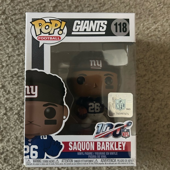 2018 Saquon Barkley Funko Pop New York Giants (Collectable) - Picture 4 of 4